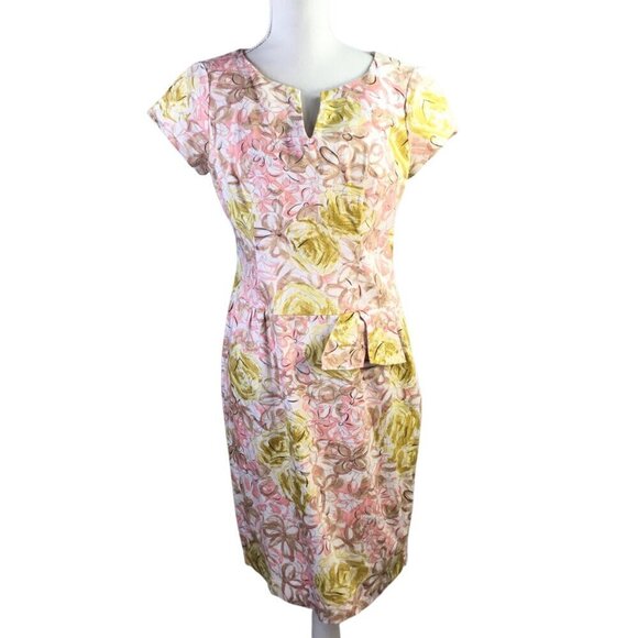 Andrea Fisher Designs NYC Dress Vintage Made USA Size M Old Hollywood Retro - Picture 1 of 10